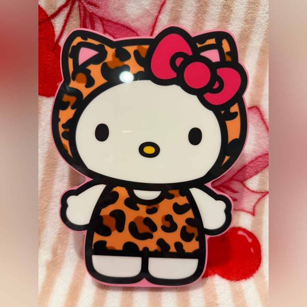 Hello Kitty Leopard Print Wall Art